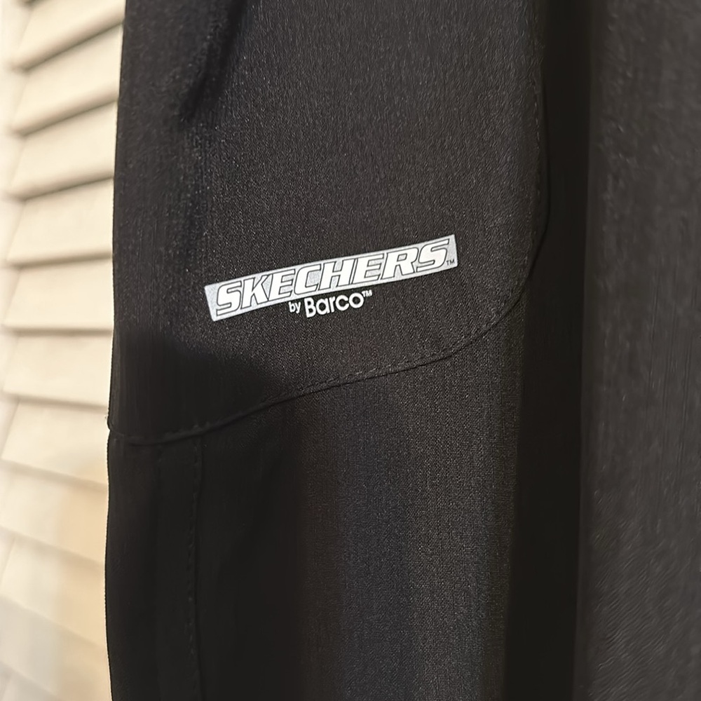 Black Skechers Reliance Scrub Pants